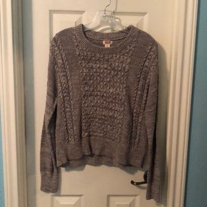 Wintertime grey sweater
